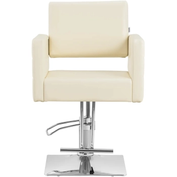 Fotel fryzjerski barberski kosmetyczny z podnóżkiem Physa RIBBLETON - kremowy - zdj. dodatkowe 5