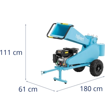  Rozdrabniacz rębak spalinowy do gałęzi krzewów śr. 7 cm 7 KM - zdj. dodatkowe 8