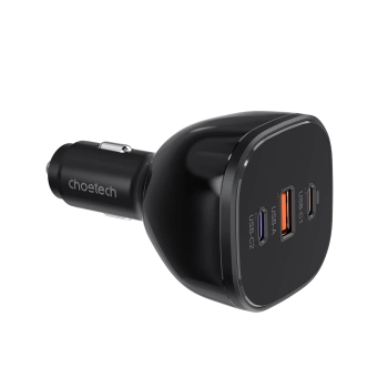  Ładowarka samochodowa 160W 2x USB-C PD 3.1 1x USB-A - czarna - zdj. dodatkowe 1