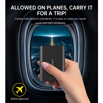  Powerbank stacja zasilania 27000 mAh 2x USB-A 2x USB-C 100W - czarny - zdj. dodatkowe 6