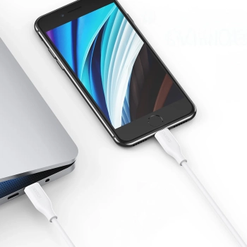 Kabel przewód do iPhone USB-C - Lightning MFi PD 30W 1.2m - biały - zdj. dodatkowe 5