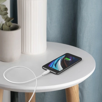  Kabel przewód do iPhone USB-C - Lightning MFi PD 30W 1.2m - biały - zdj. dodatkowe 7