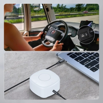  Kabel przewód audio AUX USB-C - mini jack 3.5mm 1m - czarny - zdj. dodatkowe 5