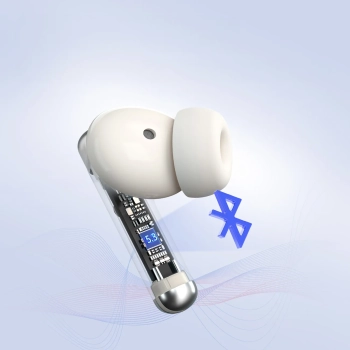  Słuchawki Sounfii R4 bezprzewodowe Bluetooth 5.3 ENC - białe - zdj. dodatkowe 8