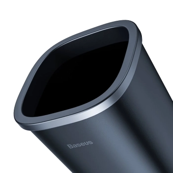  Mini kosz na śmieci do biura lub samochodu montowany w uchwycie na kubek - czarny - zdj. dodatkowe 3