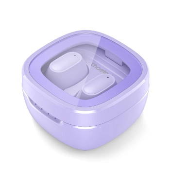  Słuchawki dokanałowe MEMS bezprzewodowe TWS Bluetooth 5.3 - fioletowe - zdj. dodatkowe 1