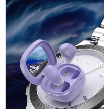  Słuchawki dokanałowe MEMS bezprzewodowe TWS Bluetooth 5.3 - fioletowe - zdj. dodatkowe 5