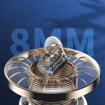  Słuchawki dokanałowe MEMS bezprzewodowe TWS Bluetooth 5.3 - białe - zdj. dodatkowe 3