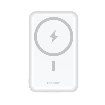  Powerbank 10000 mAh 20W MagSafe USB-A USB-C funkcja podstawki - biały - zdj. dodatkowe 1
