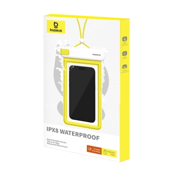  Etui wodoodporne do telefonu 7.2'' IPX8 Deep Dive 4 warstwy - biało-żółte - zdj. dodatkowe 4