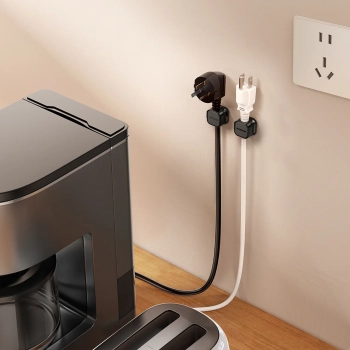  Organizer uchwyt do kabli przewodów magnetyczny samoprzylepny ZESTAW 6szt. - czarny - zdj. dodatkowe 8