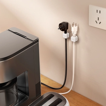  Organizer uchwyt do kabli przewodów magnetyczny samoprzylepny ZESTAW 6szt. - biały - zdj. dodatkowe 9