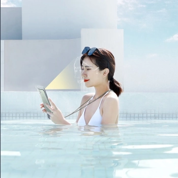  Etui wodoodporne na telefon 7.2'' AquaGlide IPX8 z systemem Slide Lock - czarne - zdj. dodatkowe 9