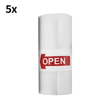  Papier rolki do drukarki termicznej z aparatem HURC10 57mmx5m ZESTAW 5szt. - białe - zdj. dodatkowe 1