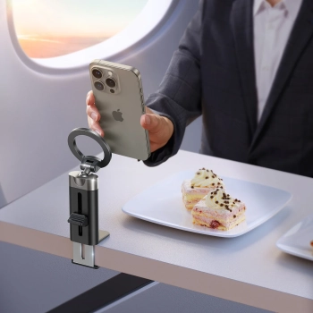  Podstawka stojak podróżny magnetyczny na telefon do 7.0'' - czarny - zdj. dodatkowe 8