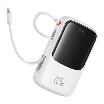 Power bank 10000mAh Qpow Pro+ 22.5W USB-C - biały - zdj. dodatkowe 3