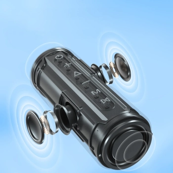  Głośnik przenośny Bluetooth Mirtune C2 24W + kable USB-C AUX - czarny - zdj. dodatkowe 7