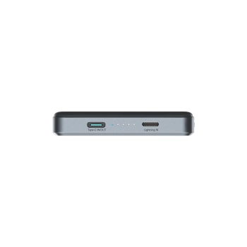  Powerbank Pro 10000mAh ultracienki magnetyczny PD 20W USB-C Lightning - szary - zdj. dodatkowe 4