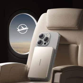  Powerbank Pro 10000mAh ultracienki magnetyczny PD 20W USB-C Lightning - tytanowy - zdj. dodatkowe 10