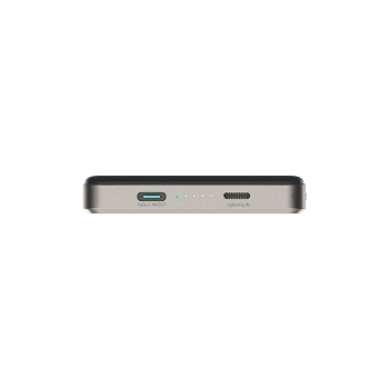  Powerbank Pro 10000mAh ultracienki magnetyczny PD 20W USB-C Lightning - tytanowy - zdj. dodatkowe 5