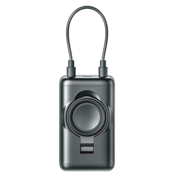 Powerbank do smartwatchy 5000mAh USB-C Lightning - czarny