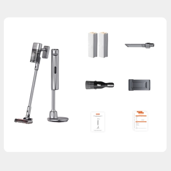  Odkurzacz bezprzewodowy wielofukncyjny 50kPa HEPA V100 - szary - zdj. dodatkowe 5