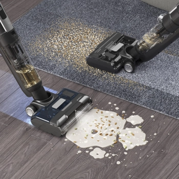  3w1 Bezprzewodowy odkurzacz myjka z mopem i szorowarka JIMMY HW9 300W - czarno srebrny - zdj. dodatkowe 5