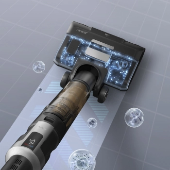  3w1 Bezprzewodowy odkurzacz myjka z mopem i szorowarka JIMMY HW9 300W - czarno srebrny - zdj. dodatkowe 7