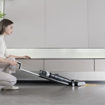  3w1 Bezprzewodowy odkurzacz myjka z mopem i szorowarka JIMMY HW9 300W - czarno srebrny - zdj. dodatkowe 8