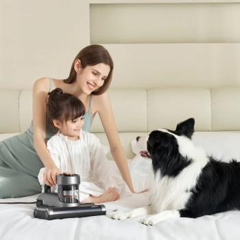  Odkurzacz do materacy dla alergików sterylizacja roztoczy UV i ultradźwięki JIMMY BX7 600W - srebrny szary - zdj. dodatkowe 9