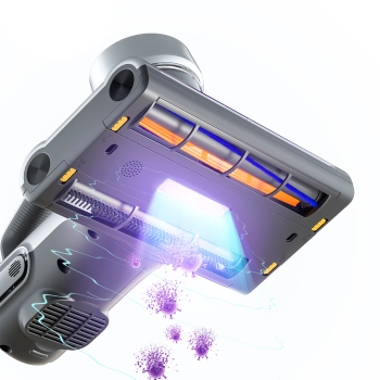  Odkurzacz do materacy dla alergików sterylizacja roztoczy UV i ultradźwięki JIMMY BX7 600W - srebrny szary - zdj. dodatkowe 6