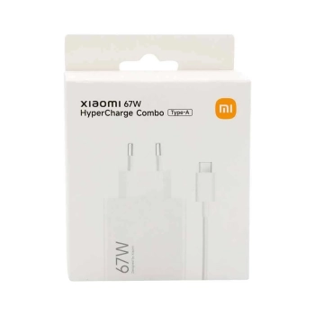  Ładowarka sieciowa Xiaomi 67W 6.2A USB-A z kablem USB-C - biała - zdj. dodatkowe 2
