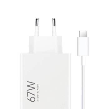  Ładowarka sieciowa Xiaomi 67W 6.2A USB-A z kablem USB-C - biała - zdj. dodatkowe 3