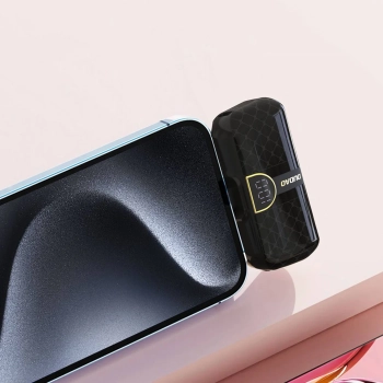  Mini powerbank 5000mAh do telefonu iPhone Lightning i USB-C - czarny - zdj. dodatkowe 2