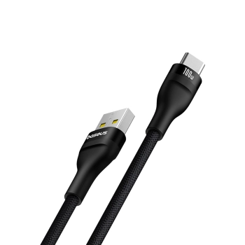  Kabel przewód Flash 2 USB-A - USB-C 100W 2m - czarny - zdj. dodatkowe 1