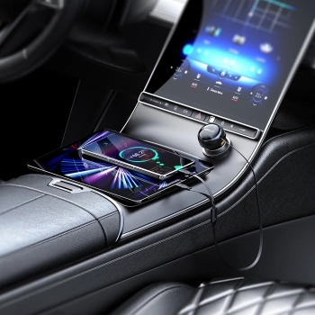  Ładowarka samochodowa B13 53W USB-A + 2 kable rozwijane USB-C - czarna - zdj. dodatkowe 7