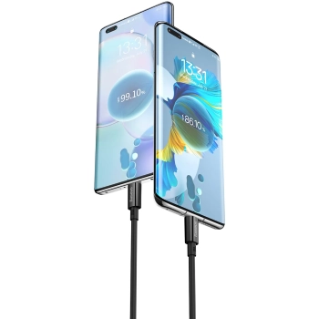  Kabel przewód Superior Series USB-A - USB-C 100W do Huawei Honor 1.5m - czarny - zdj. dodatkowe 1