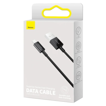  Kabel przewód Superior USB-A - micro USB 2A 2m - czarny - zdj. dodatkowe 6
