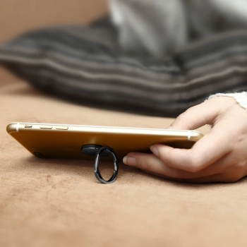  Uchwyt magnetyczny do telefonu na palec Privity Ring z funkcją stojaka - czarny - zdj. dodatkowe 8