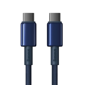  Kabel przewód Tungsten Gold USB-C - USB-C 100W 1m - granatowy - zdj. dodatkowe 1