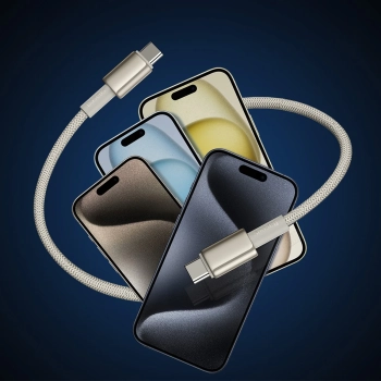  Kabel przewód Tungsten Gold USB-C - USB-C 100W 1m - złoty - zdj. dodatkowe 9