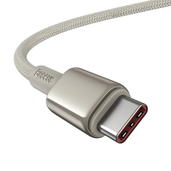  Kabel przewód Tungsten Gold USB-C - USB-C 100W 1m - złoty - zdj. dodatkowe 2