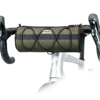  Torba rowerowa mocowana na kierownicę ramę pod siodełko 2l - zielona - zdj. dodatkowe 1