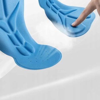  Spodenki rowerowe kolarskie krótkie na szelkach z wkładką XXXXL - czarne - zdj. dodatkowe 6