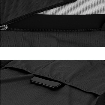  Koszulka rowerowa rozpinana z krótkim rękawem M - czarna - zdj. dodatkowe 8