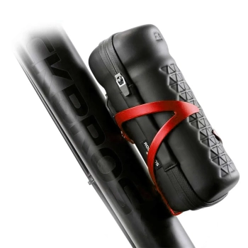  Uchwyt aluminiowy rowerowy na bidon butelkę - czerwony - zdj. dodatkowe 5