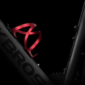  Uchwyt aluminiowy rowerowy na bidon butelkę - czerwony - zdj. dodatkowe 6