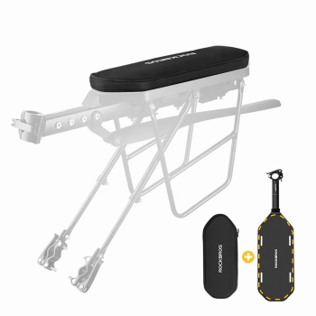  Torba na bagażnik rowerowy składana z funkcją siedziska 5l - czarna - zdj. dodatkowe 2