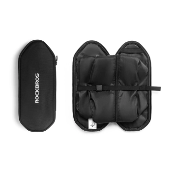  Torba na bagażnik rowerowy składana z funkcją siedziska 5l - czarna - zdj. dodatkowe 4