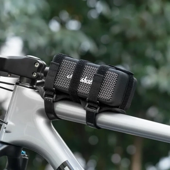  Uchwyt rowerowy z rzepami do mocowania na ramie kierownicy na głośnik bidon itp. - czarny - zdj. dodatkowe 2